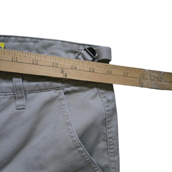 EMPYRE Cargo Pants Beige Relaxed Fit Size 28 Utility Streetwear Button fly - Picture 8 of 9